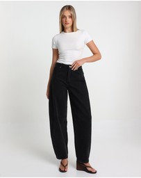 Madison The Label - Cora Barrel Jeans