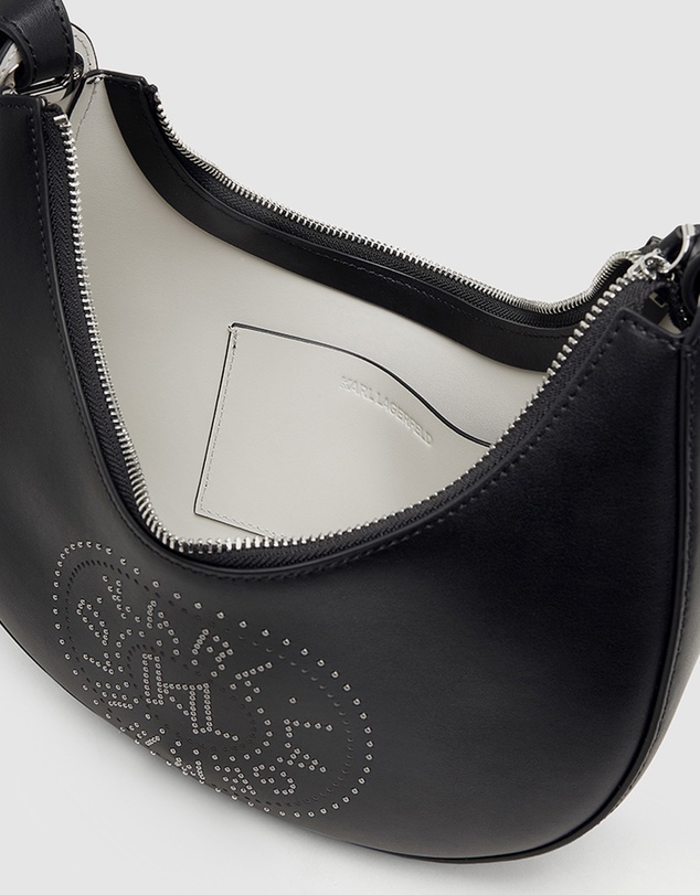 Karl Lagerfeld - K/Circle Studs Moon Shoulder Bag