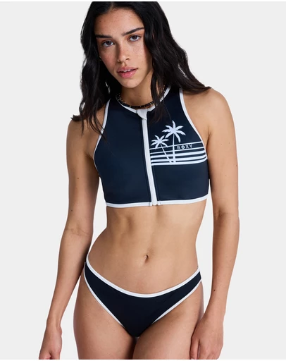 Roxy - Womens The Retro Crop Bikini Top