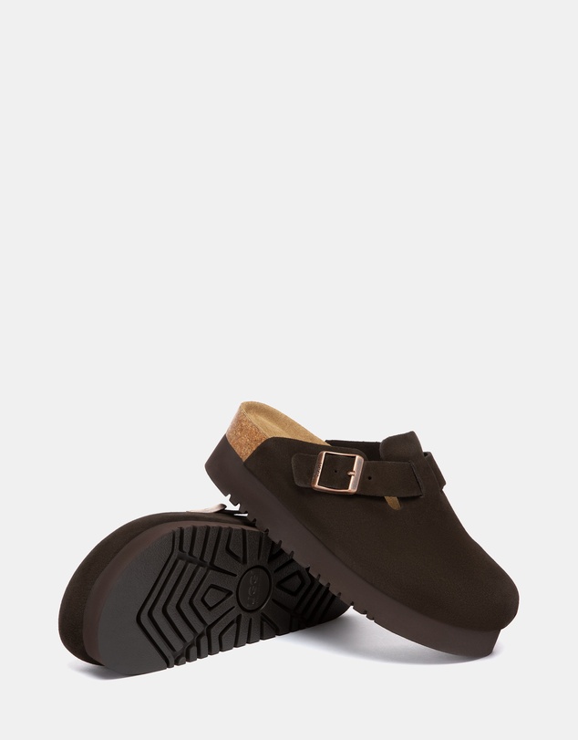 EVERAU - Australian Shepherd Ugg Berrin Platform Cow Suede Upper Loafer Oxfords Flats