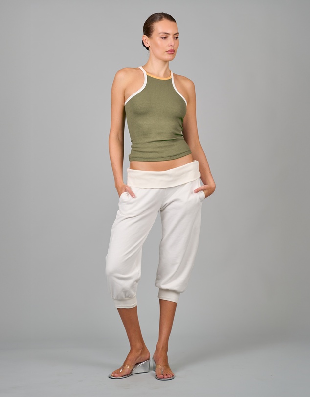 Love and Nostalgia - Goody Two Shoes Rib Singlet