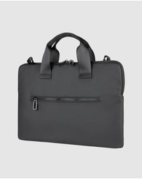 Tucano - Tucano Gommo Super Slim Laptop Bag Black Fits 13-14 Inch Laptops Rainproof Fabric