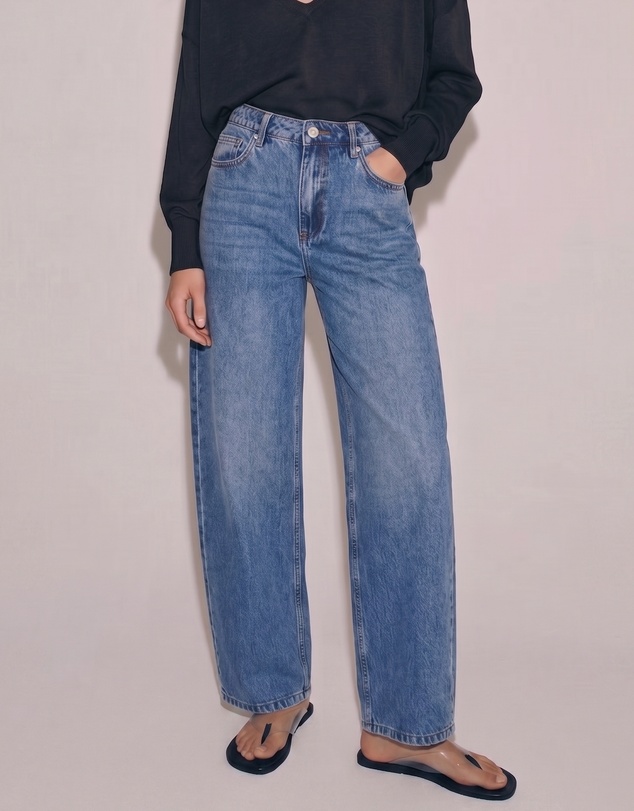 Atmos&Here - Lydia Barrel Leg Jeans