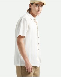 Brixton - Cru Striped Dobby Short Sleeve Shirt