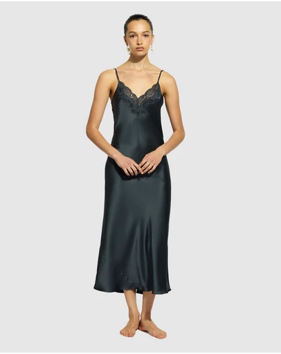 GINIA - Silk Lace Slip
