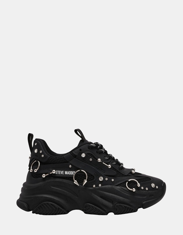 Steve Madden - Possession-P Black Sneakers