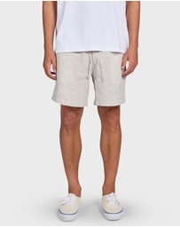 Academy Brand - Stripe Riviera Linen Short