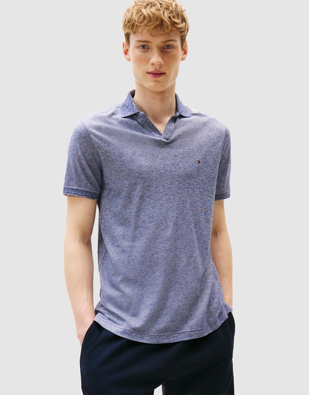 Tommy Hilfiger - Regular Fit Polo Shirt With Linen
