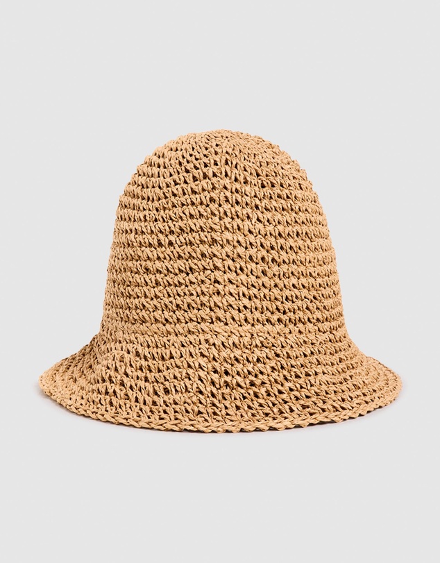 Subtitled - East Straw Bucket Hat