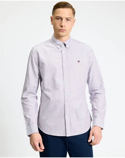 Ben Sherman - Long Sleeve Oxford Stripe Shirt