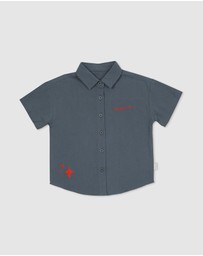 Olive & The Captain - Howdy Star Short Sleeve Polo - Babies-Kids