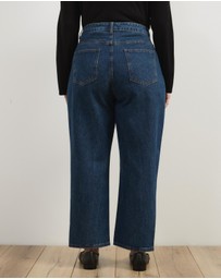 Atmos&Here Curvy - Milla Straight Leg Jeans