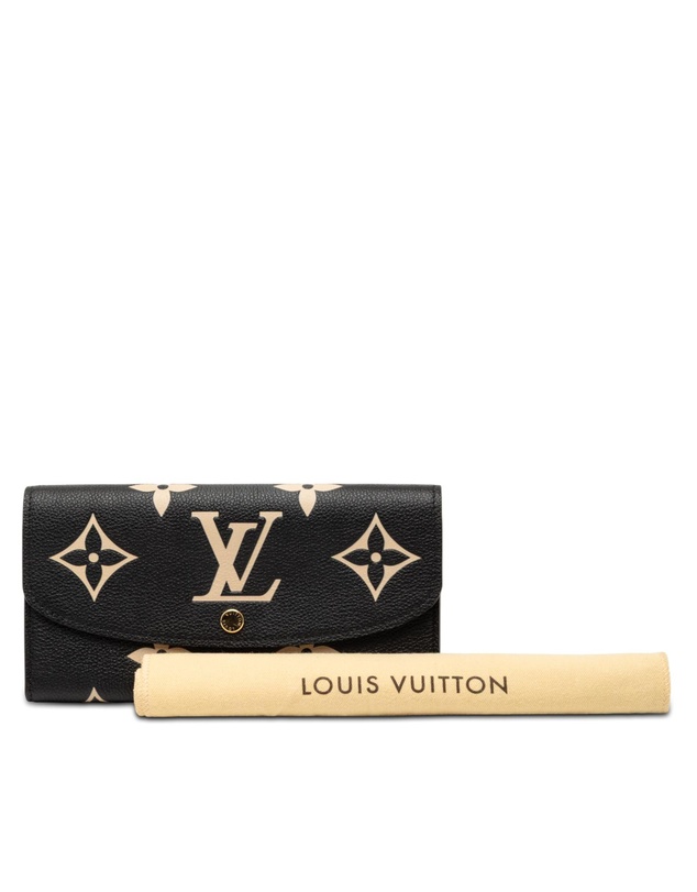 Pre-Loved by Azura Reborn - Pre-Loved Bicolor Monogram Empreinte Giant Emilie Wallet