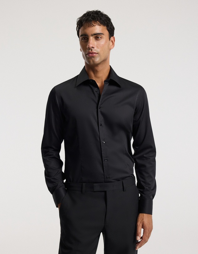 Calibre - Tailored Cotton Shirt Black
