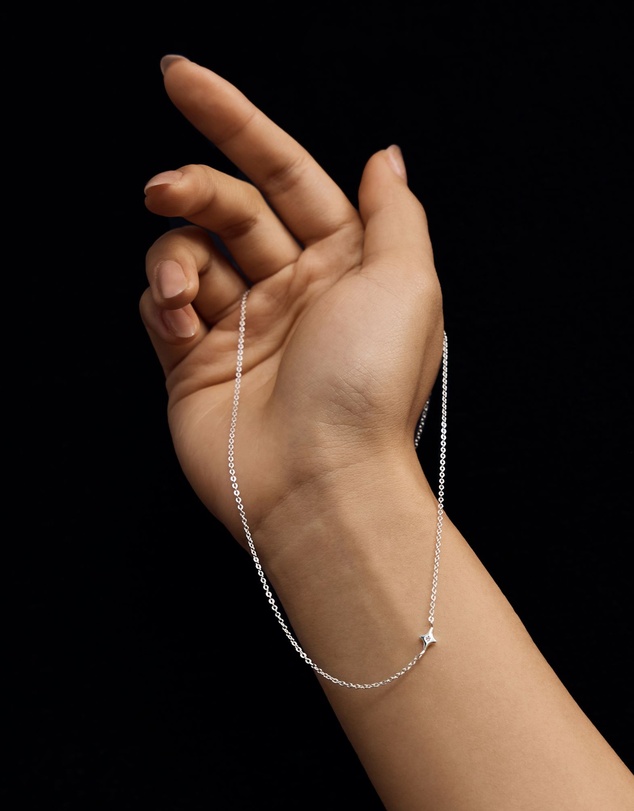 SAINT VALENTINE - Starburst Necklace - Silver