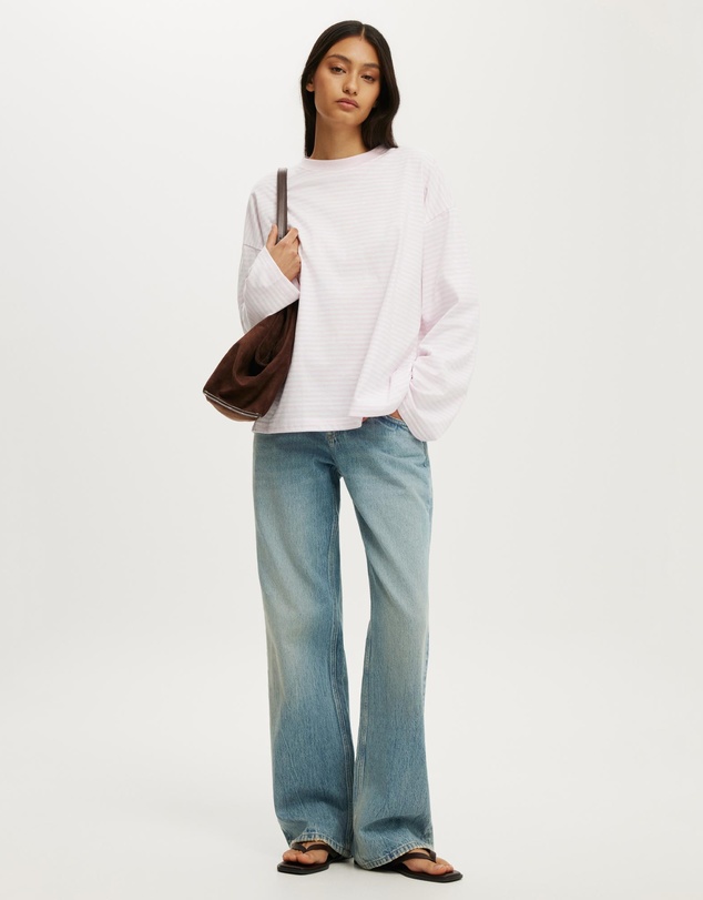 Cotton On - Boxy Long Sleeve Top