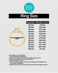 Elli Jewelry - Ring Geo Rod Trend Open in 925 Sterling Silver Gold Plated