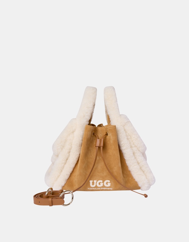 EVERAU - Australian Shepherd Ugg Maple Tote Cow Suede Upper Bags