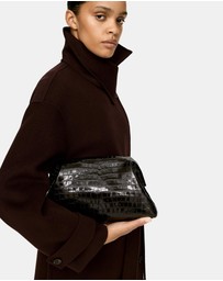 ARKET - Croco-Embossed Clutch