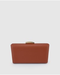 Izoa - Bianca PU Leather Clutch