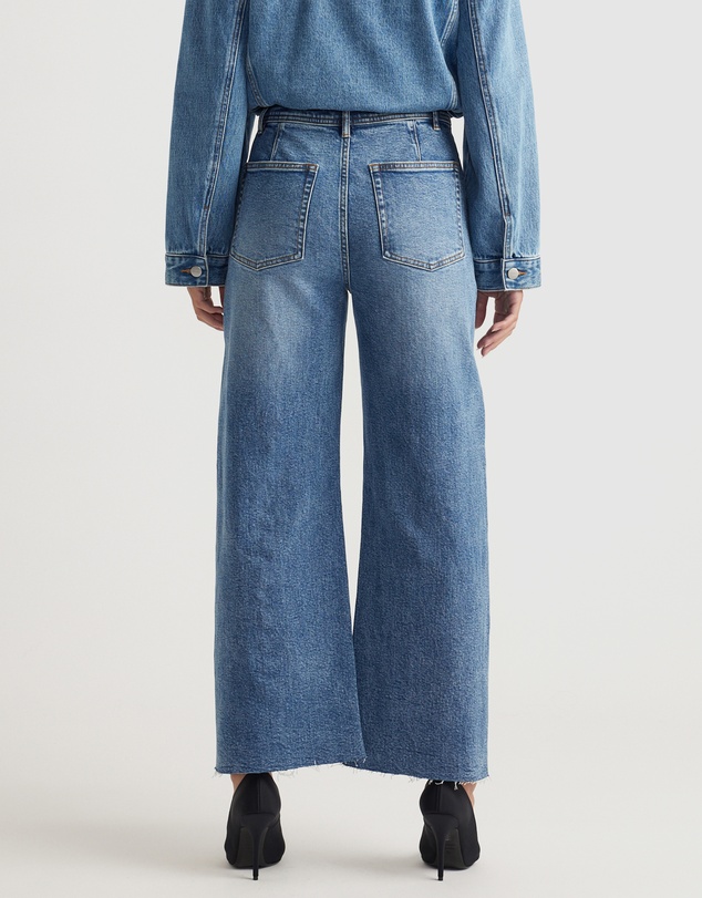 Decjuba - Darcy Cropped Wide Leg Jeans