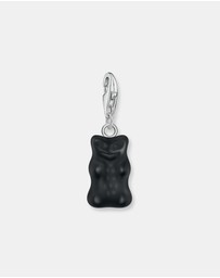 THOMAS SABO - Charm pendant Goldbear in black