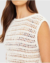 The Upside - Kamali Knit Fringe Top