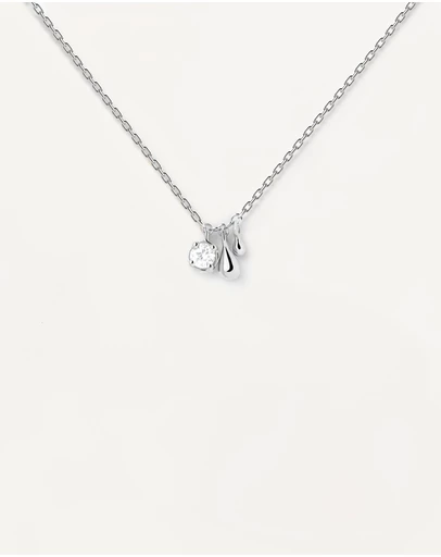 PDPAOLA - Water Silver Necklace