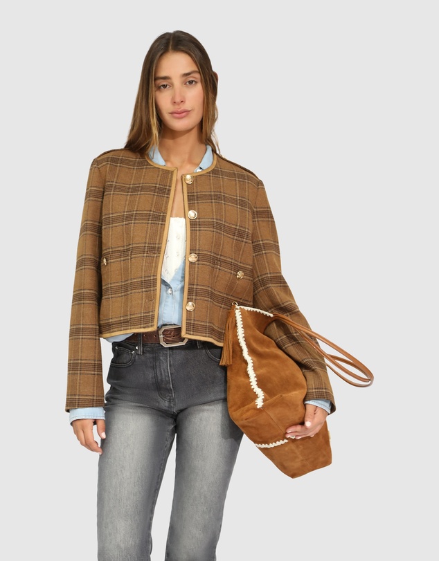 Belle & Bloom - Dynasty Boxy Paisley Jacket