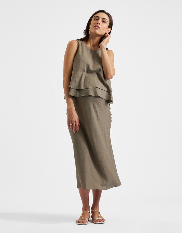 Ripe Maternity - Debbie Linen Skirt