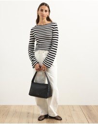 Atmos&Here - Bella Fine Knit Stripe Top