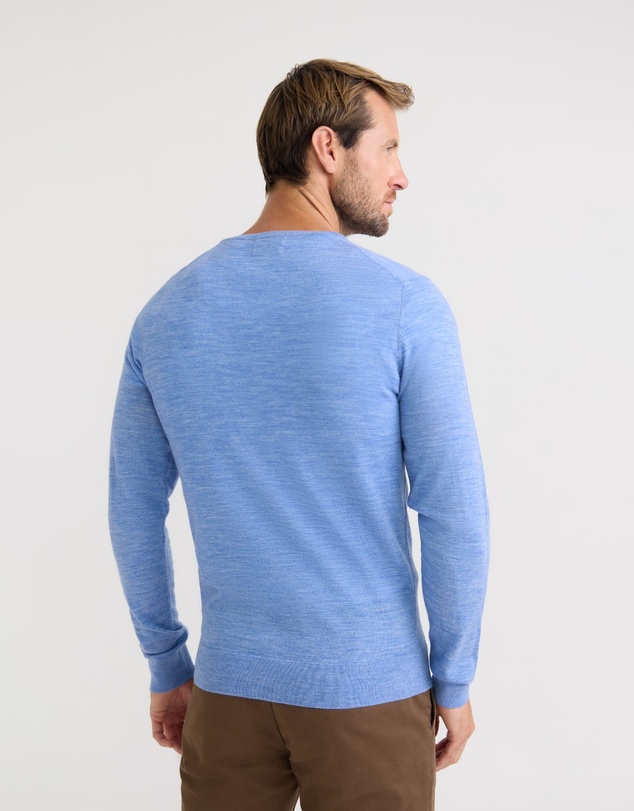Oxford - Crew Neck Pure Wool Pullover