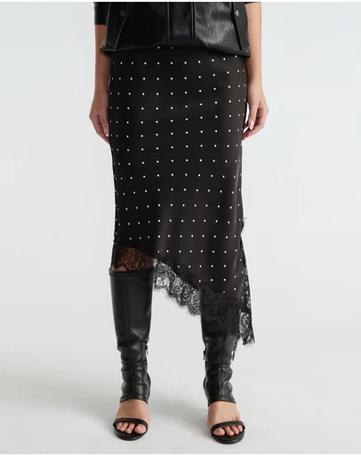 Decjuba - Karla Lace Slip Skirt