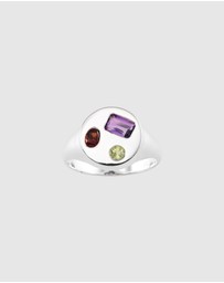 Von Treskow - Mosaic Gemstone Round Ring
