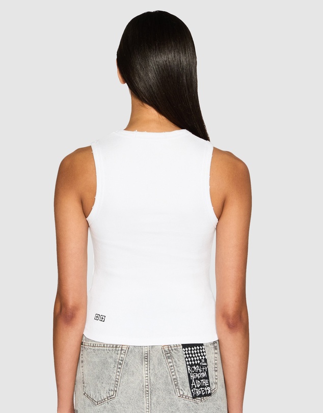Ksubi - STACKED SYNDICATE TANK XTRA WHITE