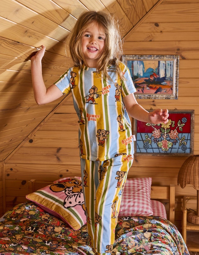Kip&Co - KipCo x Blinky Bill Adventures With Blinky Short Sleeve Tee Pants Pyjama Set - Kids