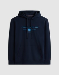 Tommy Hilfiger - Big & Tall Logo Terry Drawstring Hoody