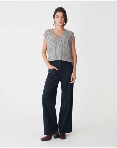 Forcast - Poppy Sleeveless Cable Knit