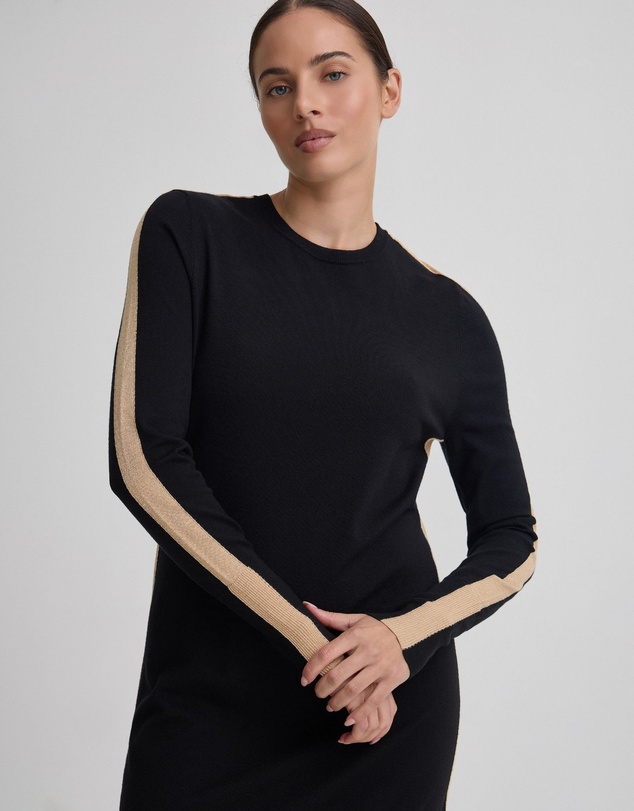 Oxford - Pipper Knitted Contrast Panel Dress