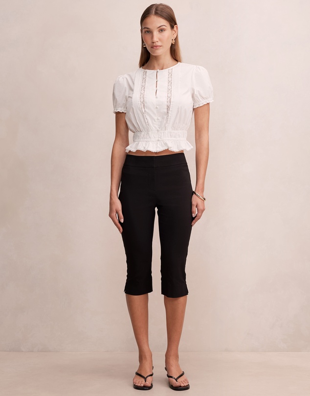Forever New - Delta Lace Pintuck Blouse