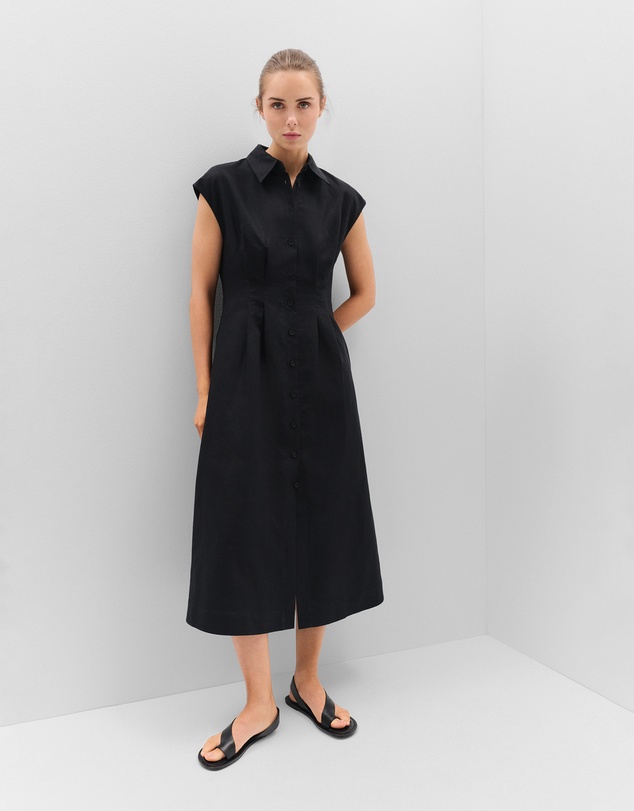 UNISON - Collared Midi Dress