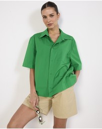 Cirkular - Pre-Loved - Bottega Veneta Bright Green Shirt