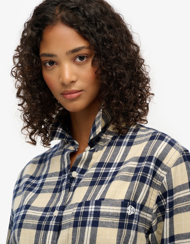 Superdry - Check Flannel Boyfriend Shirt