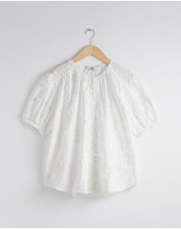 & Other Stories - Oversized Puff-Sleeve Blouse