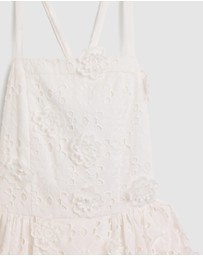 Bardot Junior - Estie Broderie Midi Dress - Kids-Teens