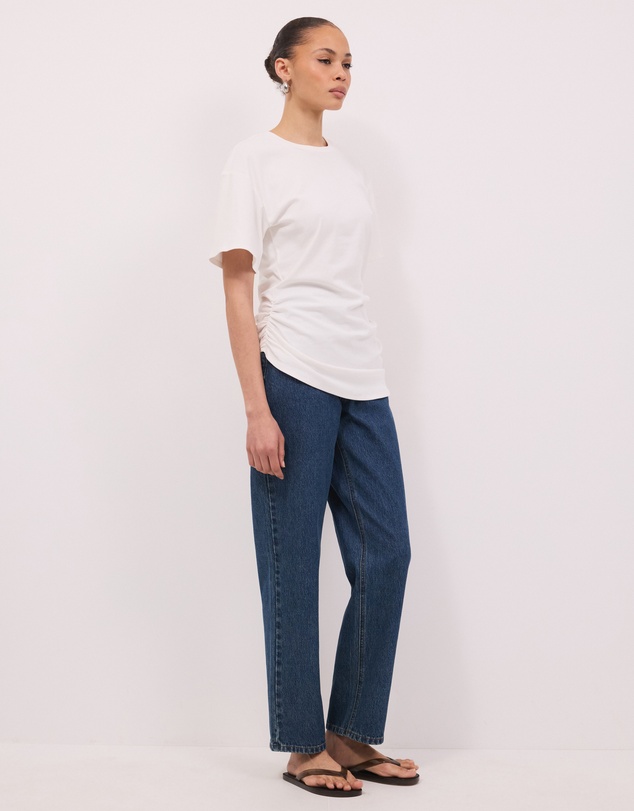 Calli - Romee High Rise Relaxed Straight Jeans