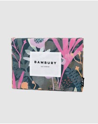 Bambury - Hana Botanical Printed Cotton Quilt Cover Set - Reversible