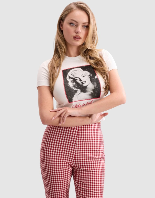 GUESS - Eco Marilyn Crop T-Shirt