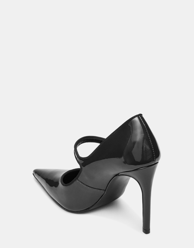 Steve Madden - Jaine Black Patent Heels