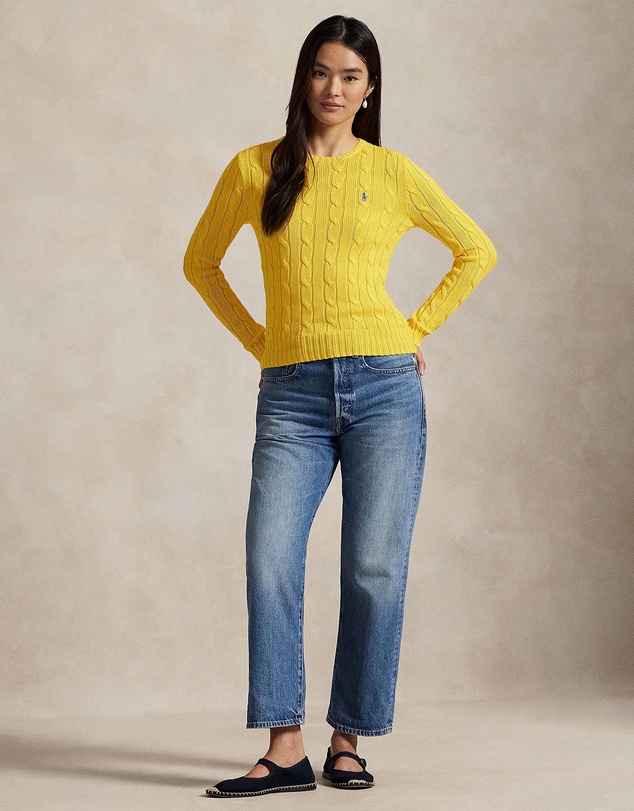 Polo Ralph Lauren - Cable-Knit Cotton Crewneck Sweater